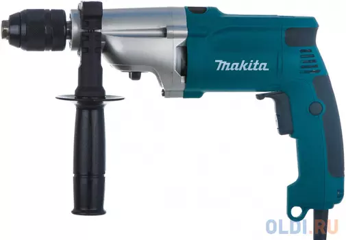 Дрель ударная Makita HP2051 Дрель уд,720Вт,БЗП-13мм,0-1200\\2900об\\м,2.3кг,чем,мет редуктор