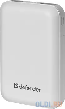 Defender Внешний аккумулятор ExtraLife 10000S Li-pol, 2USB, 10000mAh, 2.1A (83650)