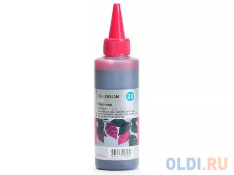 Заправка Cactus 22 для HP DeskJet 3920/3940/D1360/D1460/D1470/D1560/D2330/D2430 100мл пурпурный