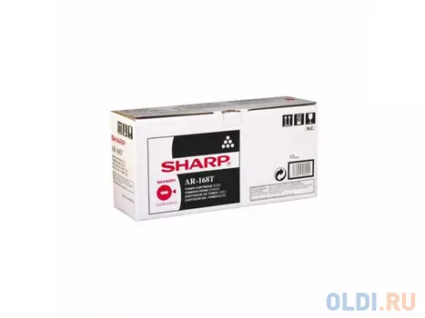 Тонер-картридж Sharp AR168T 8000стр Черный