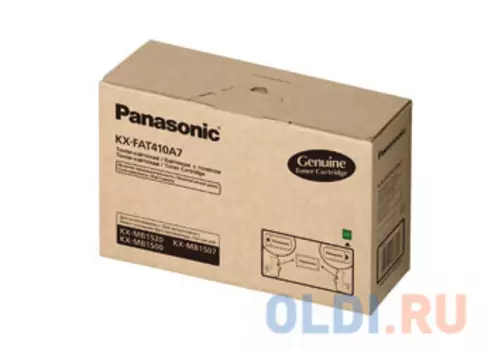 Картридж Panasonic KX-FAT410A7 2500стр Черный