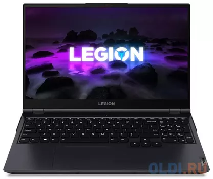 Ноутбук 15.6" IPS FHD Lenovo Legion 5 15ACH6H blue (AMD Ryzen 5 5600H/16Gb/512Gb SSD/3060 6Gb/no OS) (82JU01A4RK)