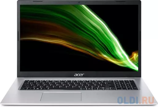Ноутбук Acer Aspire 3 A317-53-32QZ Core i3 1115G4 4Gb SSD256Gb Intel UHD Graphics 17.3" TN HD+ (1600x900) Eshell silver WiFi BT Cam