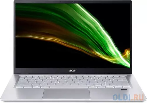 Ноутбук Acer Swift 3 SF314-43 Ryzen 7 5700U 16Gb SSD512Gb AMD Radeon 14" IPS FHD (1920x1080) noOS silver WiFi BT Cam (NX.AB1ER.011)