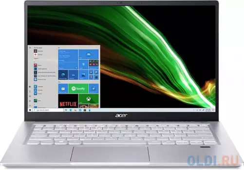 Ноутбук Acer Swift X SFX14-41G-R5US 14" 1920x1080 AMD Ryzen 5-5500U SSD 512 Gb 8Gb WiFi (802.11 b/g/n/ac/ax) Bluetooth 5.0 nVidia GeForce GTX 165