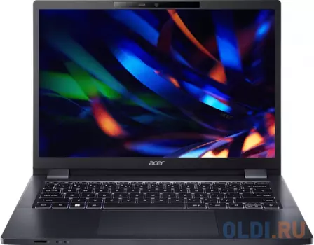 Ноутбук/ ACER TravelMate TMP414-53-58P2 14"(1920x1200 (матовый) IPS)/Intel Core i5 1335U(1.3Ghz)/16384Mb/512PCISSDGb/noDVD/Int:Intel HD/Cam/BT/Wi