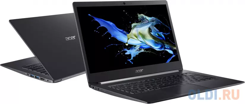Ноутбук Acer TravelMate X5 X514-51-777D 14" 1920x1080 Intel Core i7-8565U 512 Gb 8Gb Intel UHD Graphics 620 черный Windows 10 Professional NX.VJ7ER.006