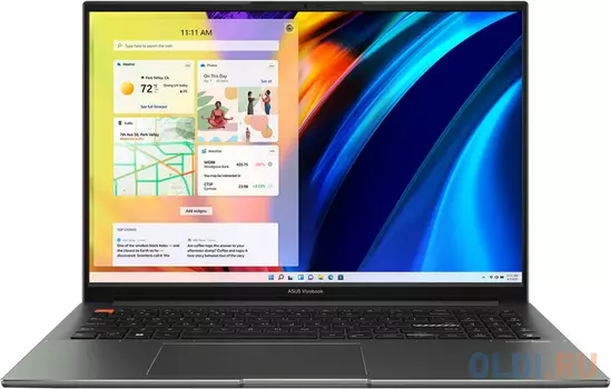 Ноутбук Asus 90NB0XW2-M00460 VivoBook S M5602QA-KV105W 16" WQXGA(2560x1600) IPS 120Hz/AMD Ryzen 7 5800H 3,2Ghz Octa/16GB/1TB SSD/Integrated/Wi-Fi