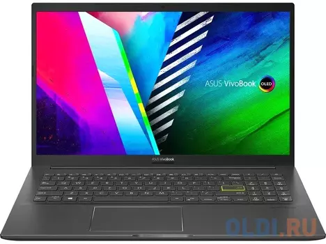 Ноутбук/ ASUS K513EA-L11998W 15.6"(1920x1080 OLED)/Intel Core i5 1135G7(2.4Ghz)/8192Mb/512PCISSDGb/noDVD/Int:Intel Iris Xe Graphics/Cam/BT/WiFi/w