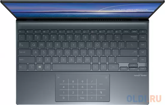 Ультрабук ASUS ZenBook 13 UX325JA 13.3" 1920x1080 Intel Core i5-1035G1 256 Gb 8Gb Bluetooth 5.0 WiFi (802.11 b/g/n/ac/ax) Intel UHD Graphics серый Windows 10 Home 90NB0QY1-M01750