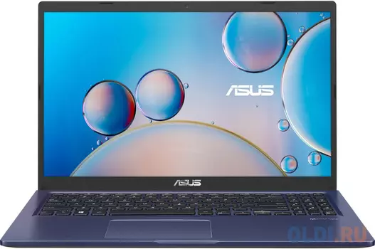 Ноутбук Asus Vivobook 15 X515EA-BQ1898 Core i5 1135G7 8Gb SSD256Gb Intel UHD Graphics 15.6" IPS FHD (1920x1080) noOS blue WiFi BT Cam