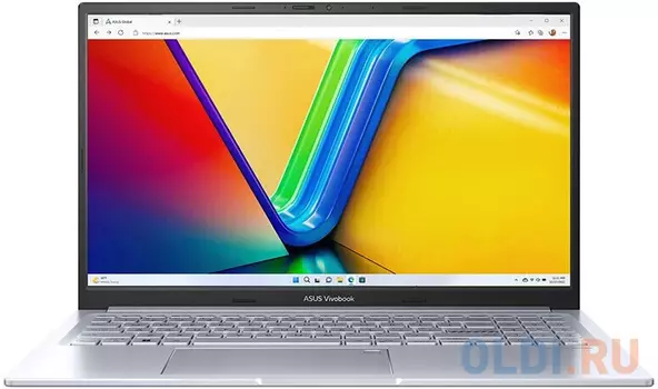 Ноутбук ASUS Vivobook 15X K3504VA-MA468 Intel Core i5-1335U/16Gb/ 512Gb SSD/15.6" 2.8K OLED 400nits/ Iris Xe/DOS Cool Silver