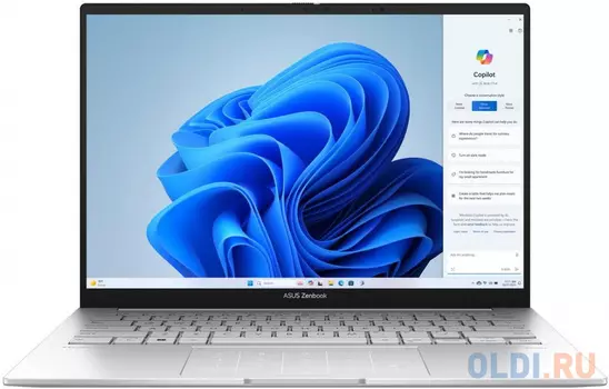 Ноутбук ASUS Zenbook 14 Ultra 7 155H/16Gb/SSD1Tb/14.0/OLED/FHD/Win11H/silver (90NB11R2-M00ZV0)