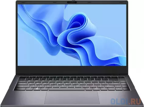 Ноутбук/ CHUWI GemiBook Xpro 14.1"(1920x1080 IPS)/Intel N100(0.8Ghz)/16384Mb/256SSDGb/noDVD/Int:Intel UHD Graphics/Cam/BT/WiFi/38WHr/war 1y/1.46