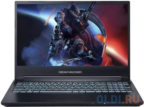 Ноутбук Dream Machines RG3050-15KZ33 15.6" 1920x1080 Intel Core i5-12500H SSD 1024 Gb 16Gb Bluetooth 5.0 WiFi (802.11 b/g/n/ac/ax) nVidia GeForce