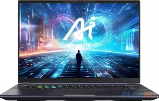 Ноутбук Gigabyte Aorus 16X Core i9 14900HX 32Gb SSD1Tb NVIDIA GeForce RTX4070 8Gb 16" IPS QHD+ (2560x1600) Windows 11 grey WiFi BT Cam (ASG-63KZC