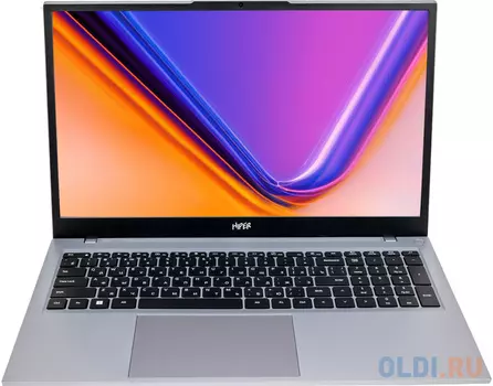 Ноутбук HIPER OFFICE SP 17.3" 1920x1080 Intel Core i5-1135G7 SSD 512 Gb 8Gb Intel Iris Xe Graphics серый DOS MTL1733A1135DS
