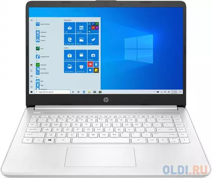 Ноутбук HP14 14s-fq0027ur 14" FHD, AMD R3-3250U, 8Gb, 256Gb SSD, no ODD, FreeDOS, белый