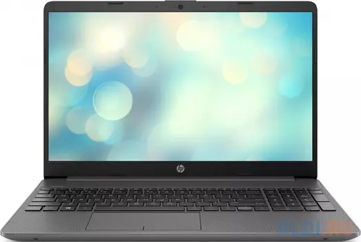 Ноутбук HP15 15-dw1047ur 15.6" HD, Intel Pentium 6405U, 4Gb, 256Gb SSD, no ODD, Win, серый