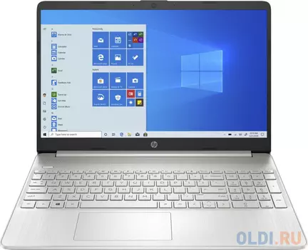 Ноутбук HP 15s-eq2704nw Ryzen 5 5500U 8Gb SSD512Gb AMD Radeon 15.6" IPS FHD (1920x1080) noOS silver WiFi BT Cam (4H388EA)