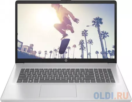 Ноутбук HP 7P523EA Core i7 1355U 16Gb SSD1Tb Intel Iris Xe graphics 17.3" IPS FHD (1920x1080) Free DOS silver WiFi BT Cam