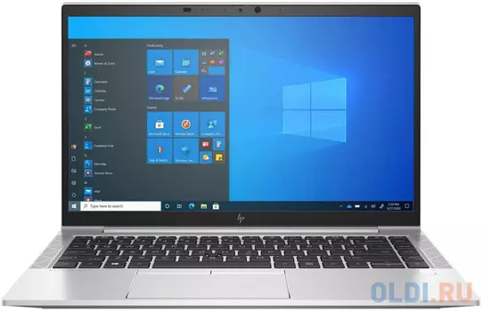 Ноутбук HP EliteBook 845 G8 Ryzen 5 Pro 5650U 16Gb SSD256Gb AMD Radeon 14" FHD (1920x1080) Windows 10 Professional 64 silver WiFi BT Cam (6Z1T3E8