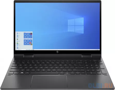 Ноутбук HP ENVY x360 15-ee0015ur &lt;2X0J7EA&gt; AMD Ryzen7 4700U (2.0)/16G/1T SSD/15.6''FHD AG IPS 250nit Touch/Int:AMD Radeon/Backlight/FPR/Win10 Nightfall black + Stylus
