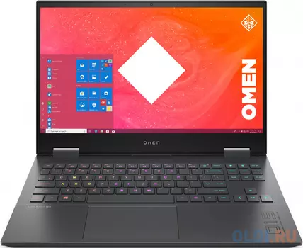 Ноутбук HP Omen 15-en0037ur 15.6" 1920x1080 AMD Ryzen 5-4600H 512 Gb 16Gb Bluetooth 5.0 nVidia GeForce GTX 1660 Ti 6144 Мб серебристый Windows 10 Home 22R18EA