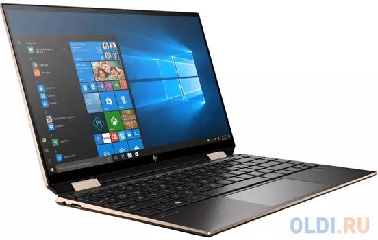 Ноутбук HP Spectre x360 13-aw0033ur 13.3" 1920x1080 Intel Core i5-1035G4 512 Gb 8Gb WiFi (802.11 b/g/n/ac/ax) Bluetooth 5.0 Intel Iris Plus Graphics черный Windows 10 Home 22M50EA