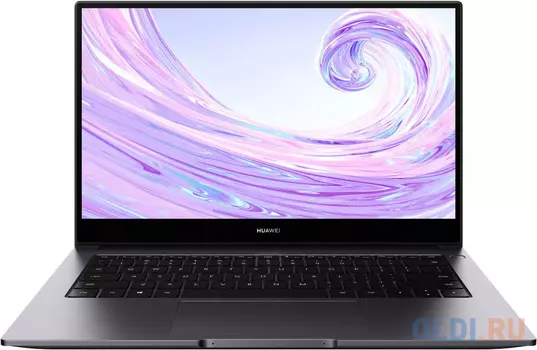 Ноутбук Huawei MateBook D 14 Core i5 1135G7 8Gb SSD512Gb Intel UHD Graphics 14" IPS FHD (1920x1080) Windows 11 Home grey WiFi BT Cam