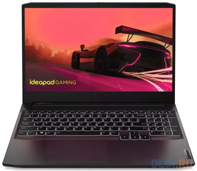 Ноутбук Lenovo IdeaPad Gaming 3 15ACH6 15.6" 1920x1080 AMD Ryzen 5-5600H SSD 512 Gb 16Gb WiFi (802.11 b/g/n/ac/ax) Bluetooth 5.2 nVidia GeForce R
