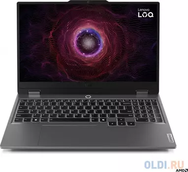 Ноутбук Lenovo LOQ 15ARP9 Ryzen 7 7435HS/16Gb/SSD512Gb/15.6/IPS/FHD/NoOs/grey (83JC005JRK)