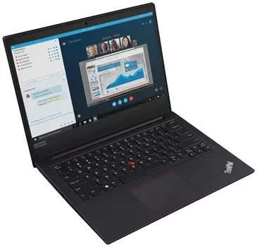 Ноутбук Lenovo ThinkPad E490 (20N80018RT) Core i7 8565U (1.8) / 8Gb / 1Tb / 14" FHD IPS / UHD Graphics 620 / Win 10 Pro / Black