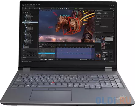 Ноутбук/ Lenovo ThinkPad P16 G2 16" WQUXGA (3840 x 2400) IPS 100%DCI-P3 800 nits, Intel i7-14700HX, 32GB DDR5, 1TB SSD, NVIDIA RTX 1000 Ada 6Gb,
