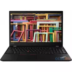 Ноутбук Lenovo ThinkPad T15 Gen 1 15.6" 1920x1080 Intel Core i7-10510U 512 Gb 16Gb WiFi (802.11 b/g/n/ac/ax) Bluetooth 5.0 nVidia GeForce MX330 2048 Мб черный Windows 10 Professional 20S60024RT