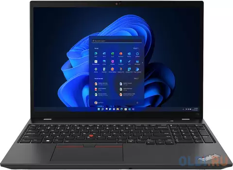 Ноутбук Lenovo ThinkPad T16 G1 Core i5 1235U 8Gb SSD512Gb Intel Iris Xe graphics 16" IPS WUXGA (1920x1200) noOS black WiFi BT Cam (21BV00E5RT)