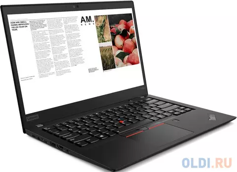 Ноутбук Lenovo ThinkPad T495s 14" 1920x1080 AMD Ryzen 7-3700U 512 Gb 16Gb Bluetooth 5.0 Radeon RX Vega 10 Graphics черный Windows 10 Professional 20QJ0012RT