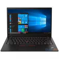 Ноутбук Lenovo ThinkPad X1 Carbon 7 14" 1920x1080 Intel Core i5-8265U 256 Gb 8Gb 4G LTE Intel UHD Graphics 620 черный Windows 10 Professional 20QD003HRT