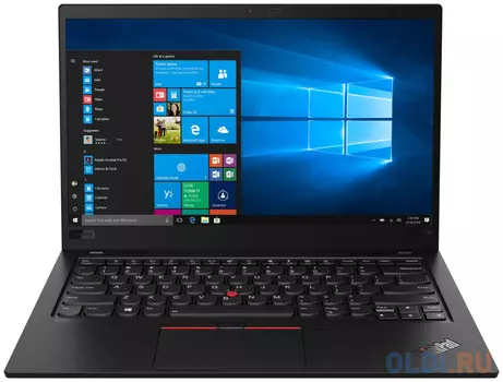 Ноутбук Lenovo ThinkPad X1 Carbon Gen7 14" 1920x1080 Intel Core i7-8565U 512 Gb 8Gb Wi-Fi Intel UHD Graphics 620 черный Windows 10 Professional 20QD0032RT