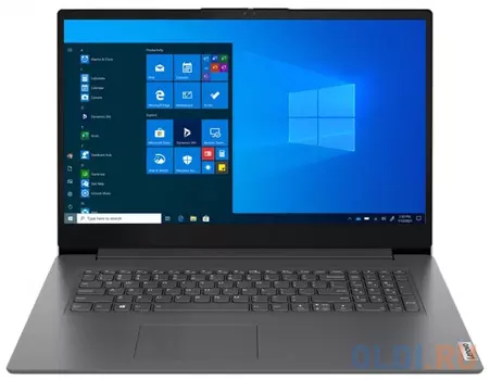 Ноутбук Lenovo V17 G2 17.3" 1920x1080 Intel Core i7-1165G7 SSD 512 Gb 8Gb nVidia GeForce MX350 2048 Мб серый DOS 82NX00ECRM