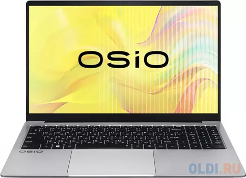 Ноутбук Osio FocusLine F160a-004 Ryzen 5 5500U 8Gb SSD512Gb AMD Radeon 16.1" IPS FHD (1920x1080) Windows 11 Home grey WiFi BT Cam 6000mAh