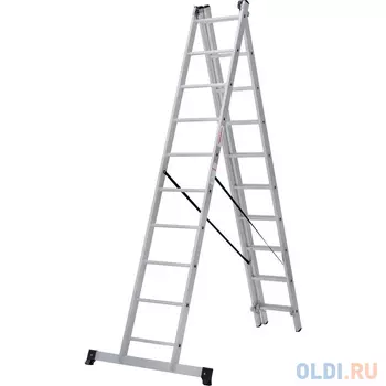 Новая Высота Лестница трехсекционная 3х10 ступеней 1230310
