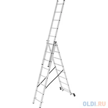 Новая Высота Лестница трехсекционная 3х8 ступеней 1230308