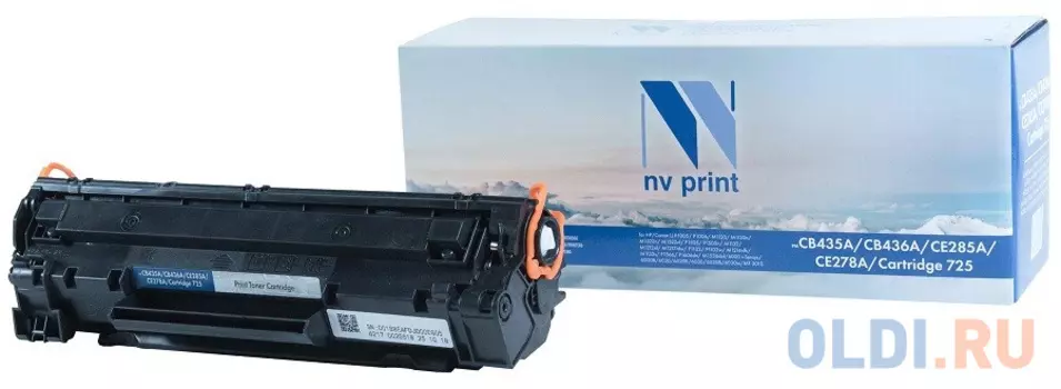 Картридж NV-Print NV-CB435A/436/285/278/725 2000стр Черный