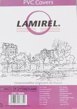 Обложка Fellowes Lamirel LA-7868001 A4 прозрачный 100 шт