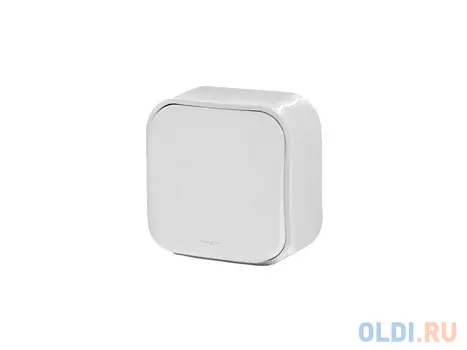 Одноклавишный переключатель Quteo 10A белый 782204