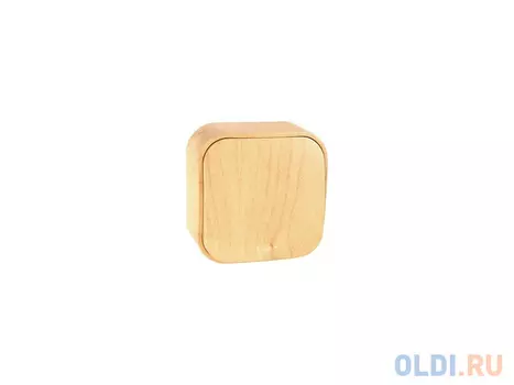 Одноклавишный переключатель Quteo 10A дерево 782264