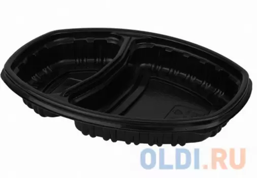 Одноразовые ланч-боксы БЕЗ КРЫШЕК, комплект 70 шт., 257х202х37 мм, 1 секция, ПП, крышки 605093