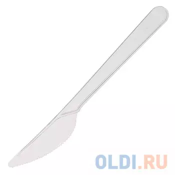 Одноразовые ножи СТАНДАРТ, 180 мм, комплект 48 шт., ЛАЙМА, пластиковые, прозрачные, "Кристалл", 602655