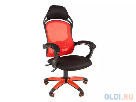 Офисное кресло Chairman game 12 черн.красный